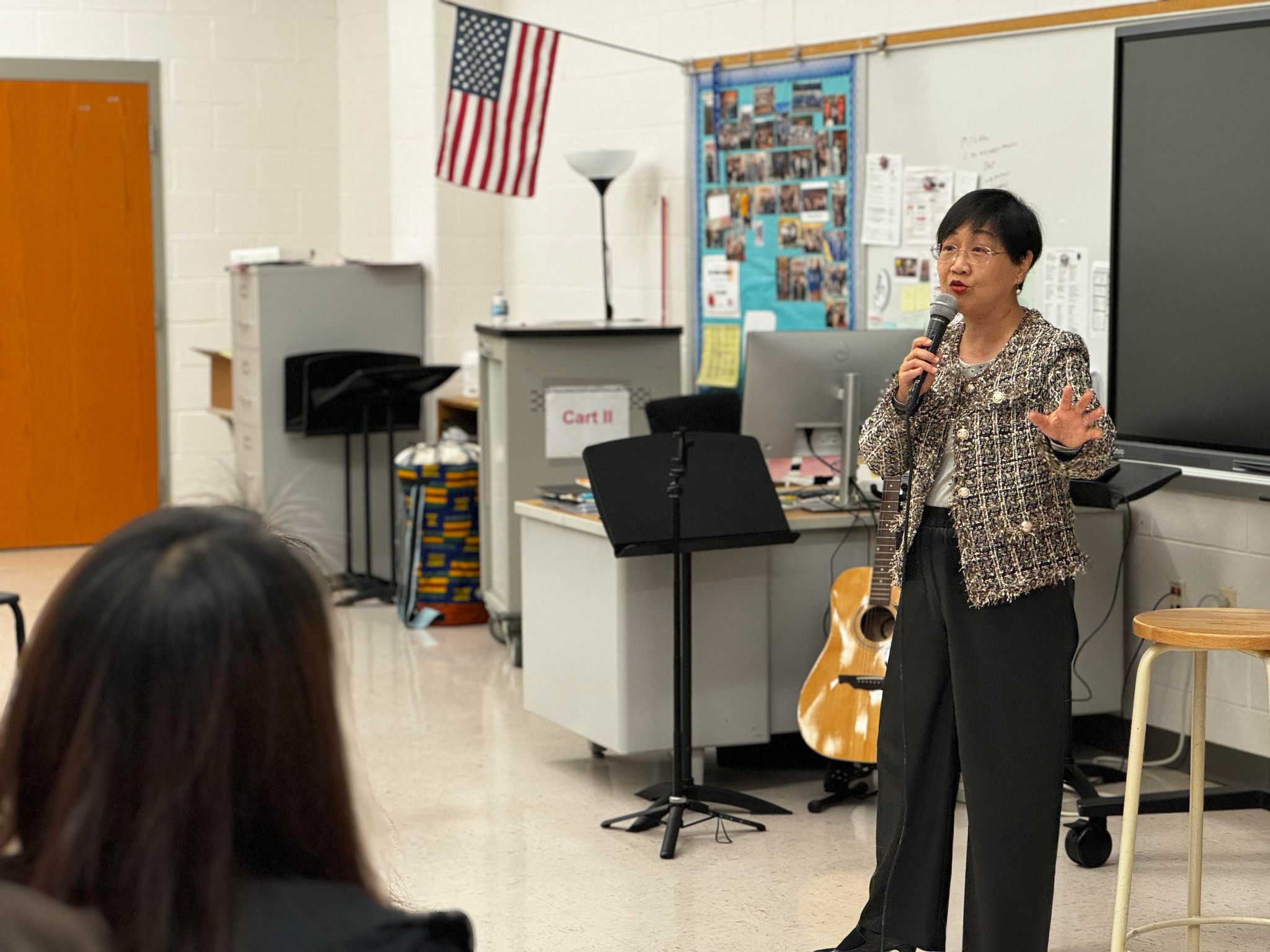 僑委會委員長造訪華府台灣學校 與師生座談探討華語文中心經營策略和經驗分享1