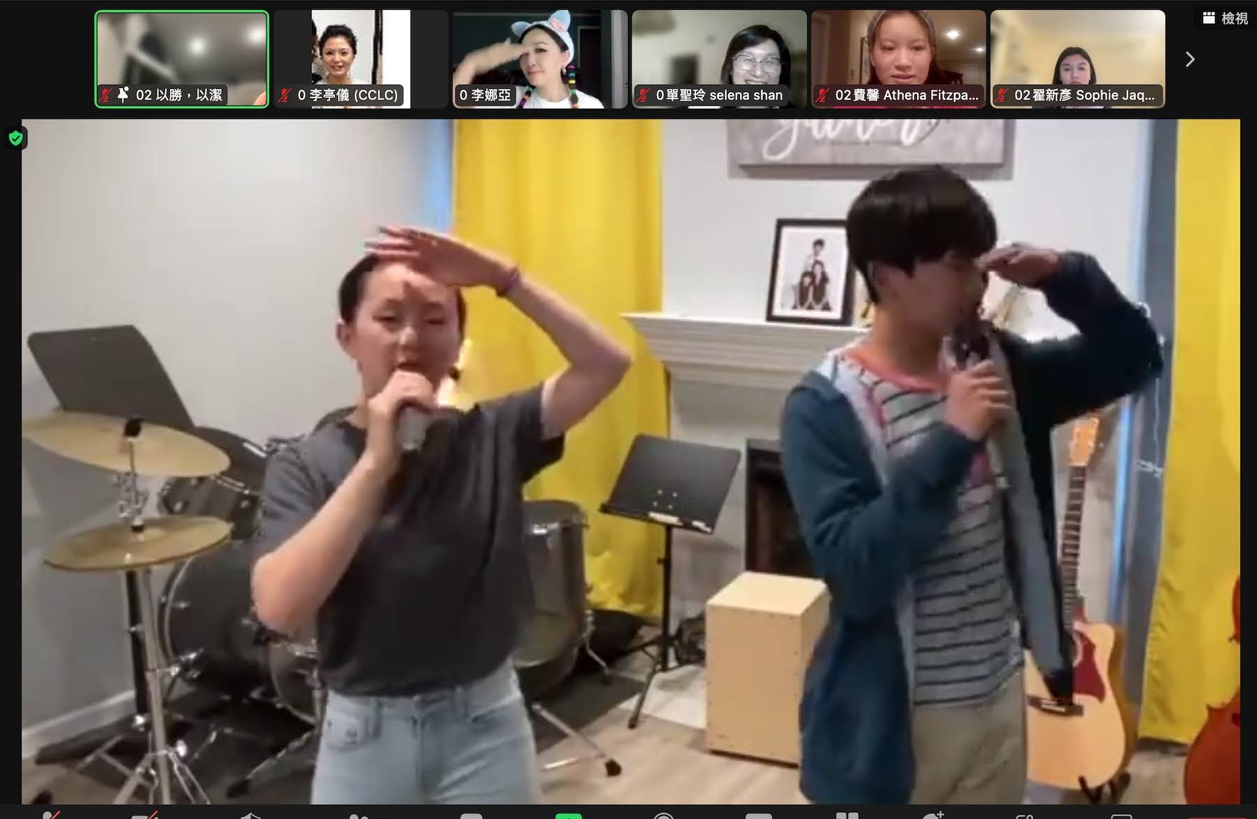 參賽學生用心設計的舞姿