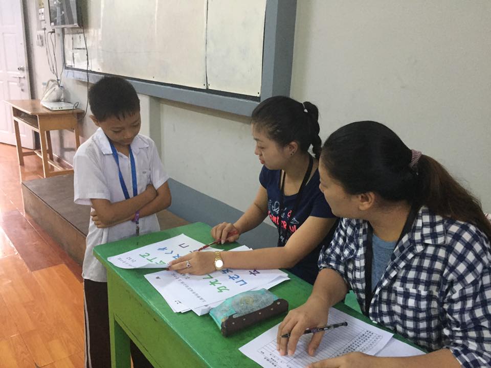 2019曼德勒孔教學校新城區幼稚園期中口試評量1