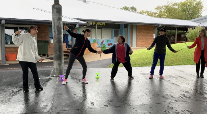 扯鈴團體接龍活動