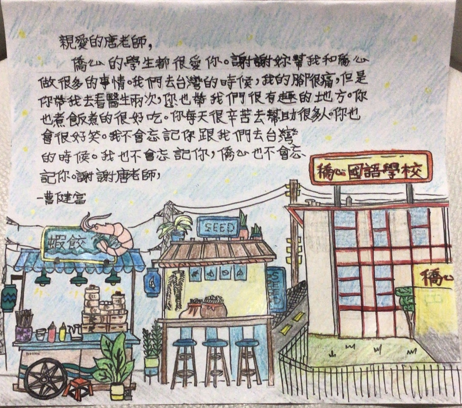 中學組 6-8 年級組 第一名 南加州中文學校聯合會 僑心國語學校 曹健富同學