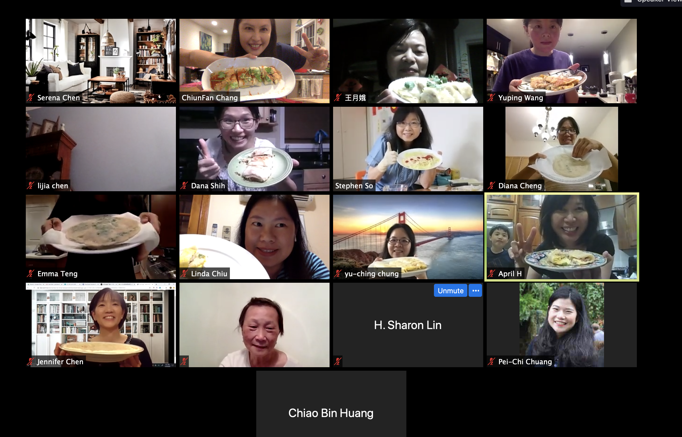 線上烹飪課， 教師們製作美味的臺式古早味蛋餅