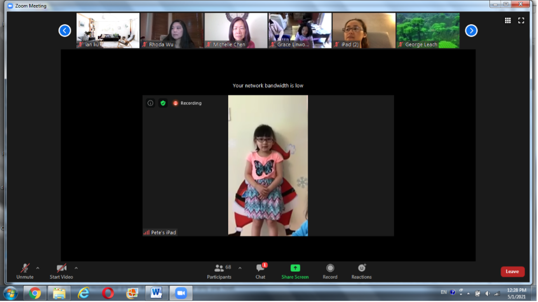 Pre-K 李侑蓁同學