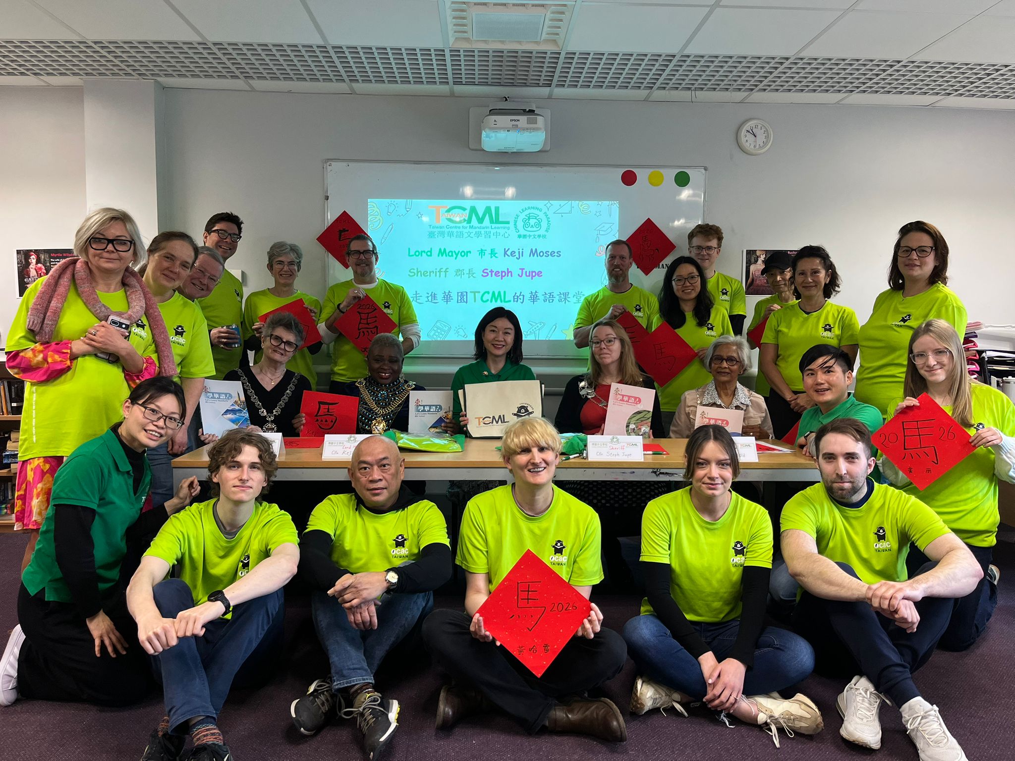 坎特伯雷郡長蒞臨華園TCML參與 馬年新春活動暨華語課程體驗