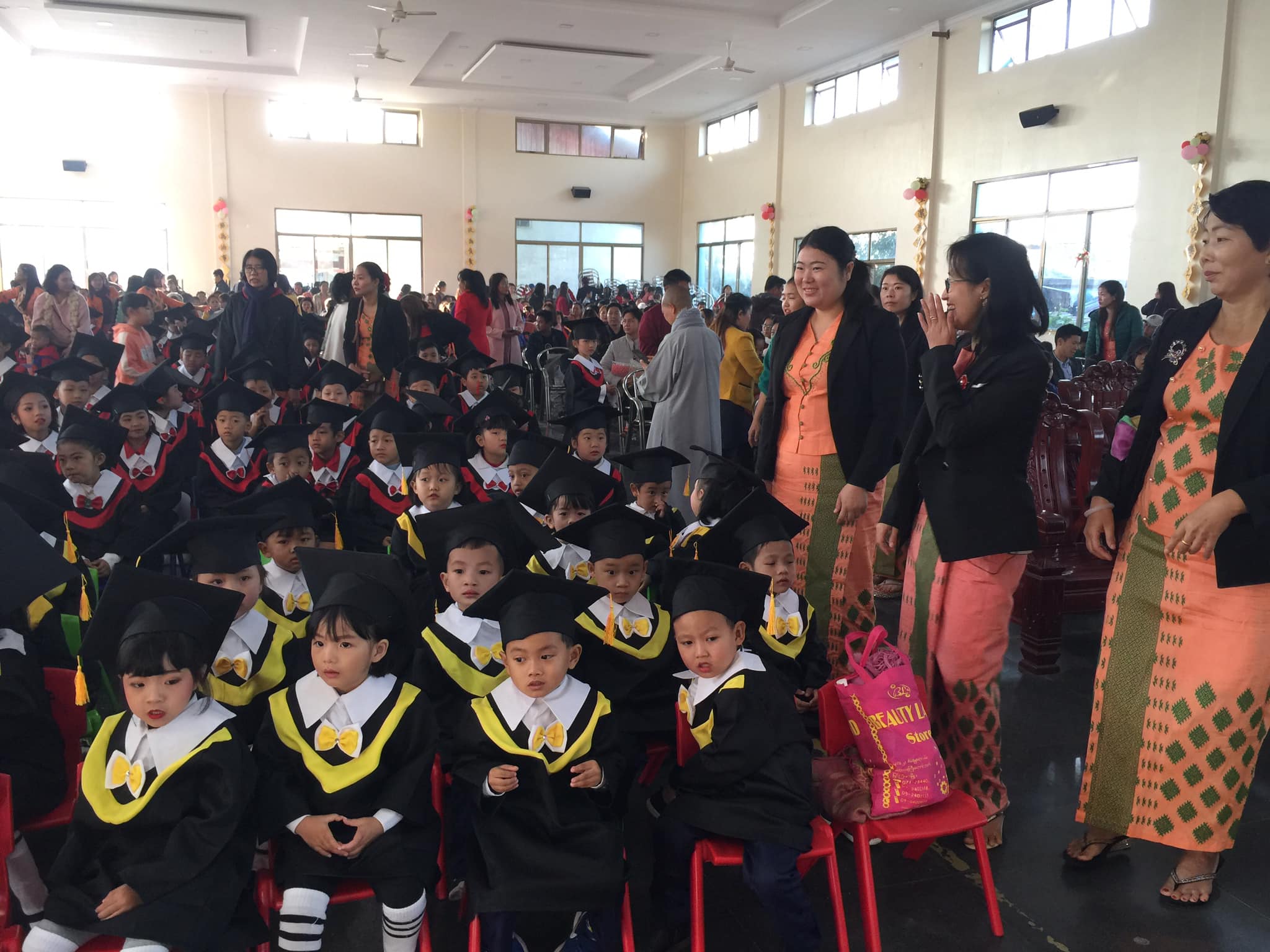 密支那育成學校   育兒園畢業典禮暨才藝表演1