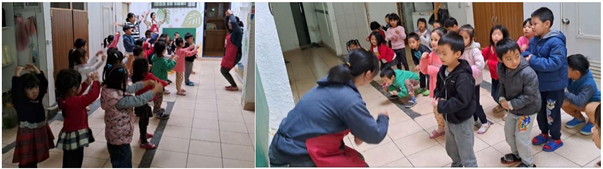 努力跟上老師的節奏