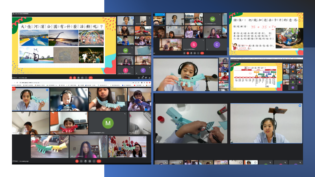 低中年級組第一天搭乘臺北捷運到大佳河濱公園賽龍舟。