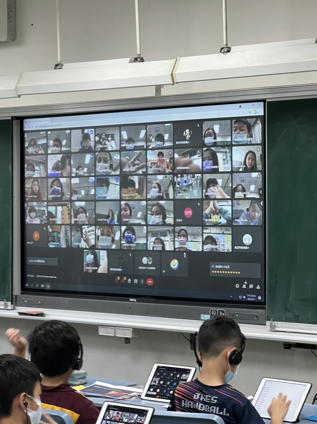 華園中文學校與國際學伴2022線上相見歡1