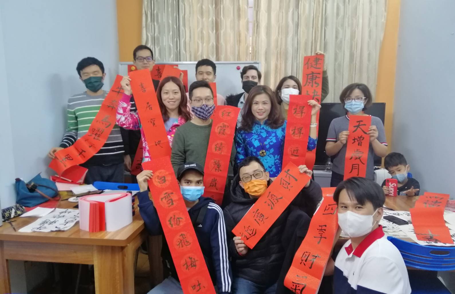 大合照：祝大家新年快樂！