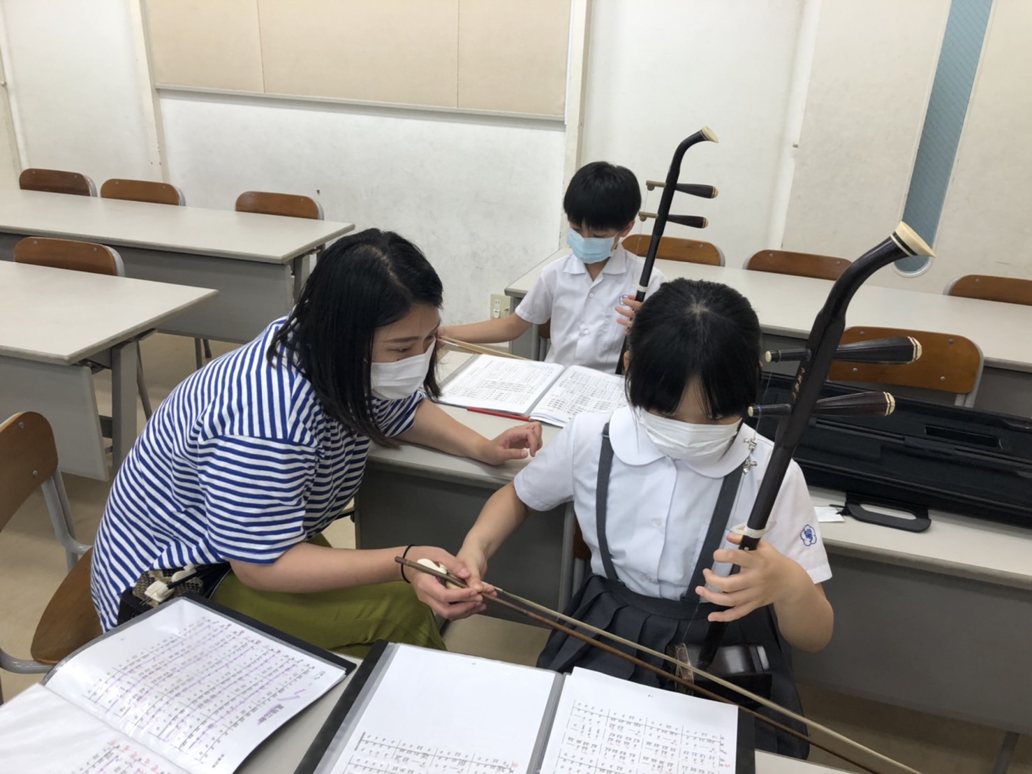 文化教師二胡指導