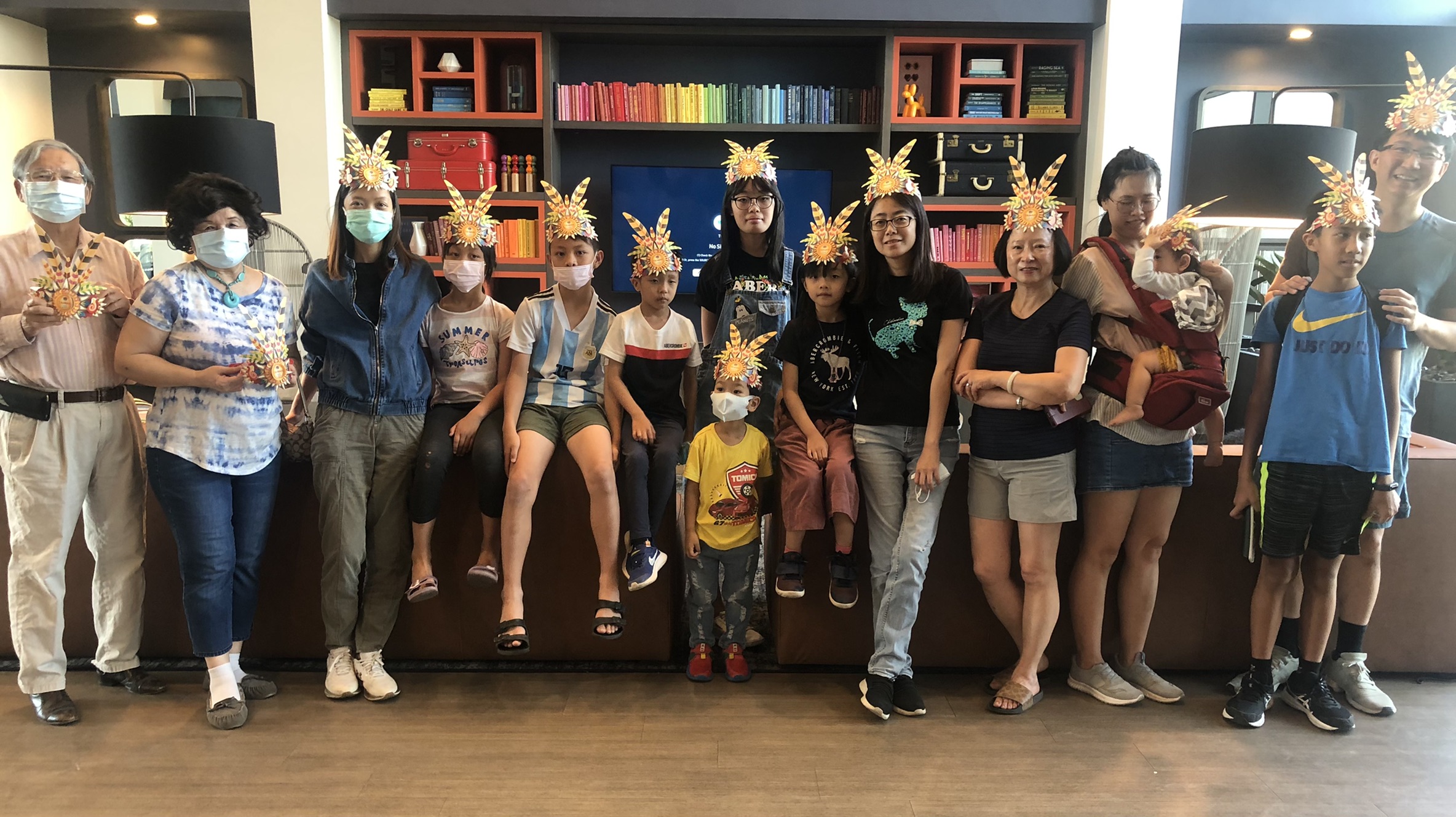 DIY組合臺灣原住民帽子