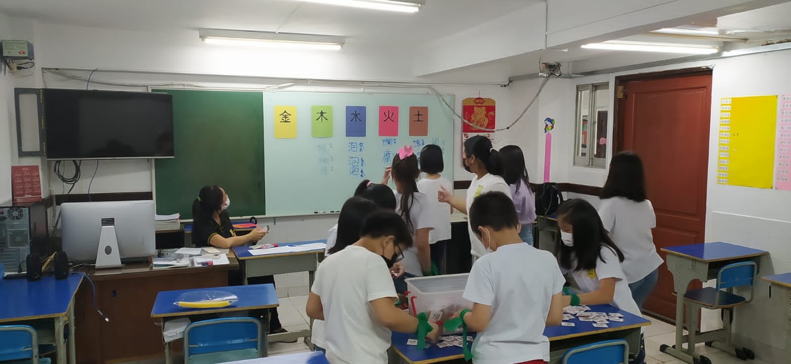 學生透過部首了解漢字組合奧妙