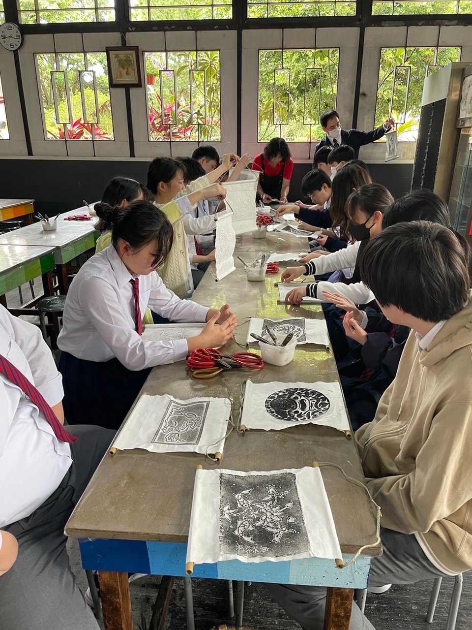 廣興紙寮體驗拓印