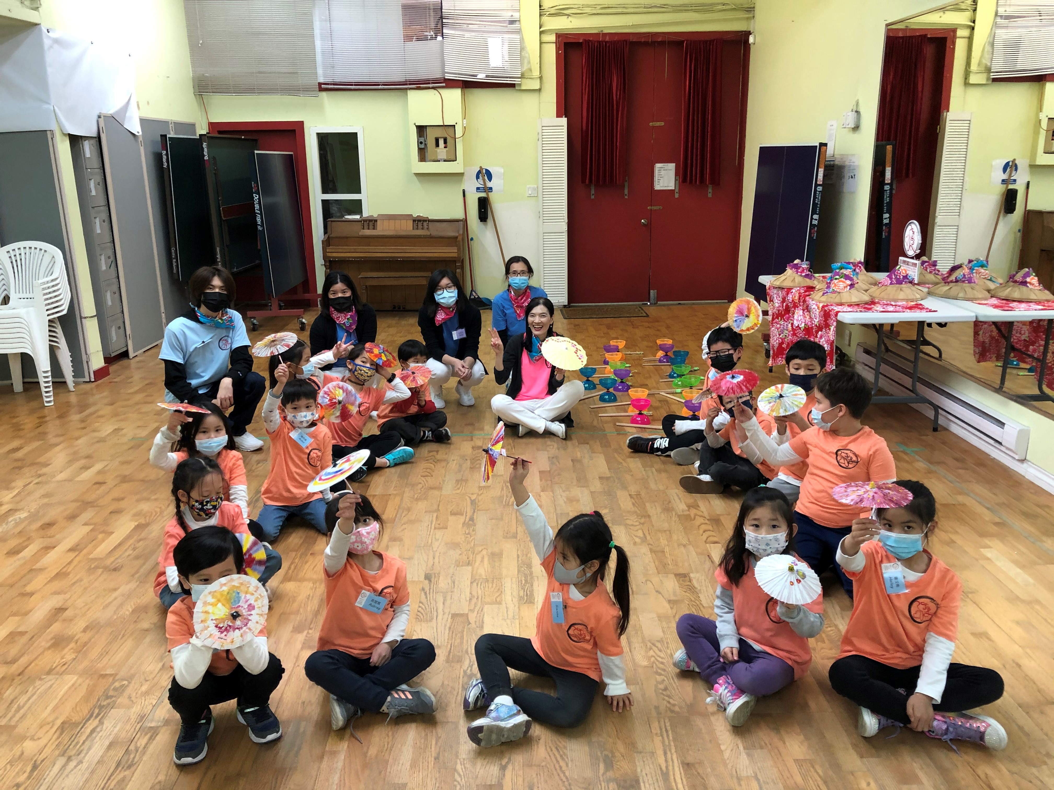 美濃紙傘作品合影