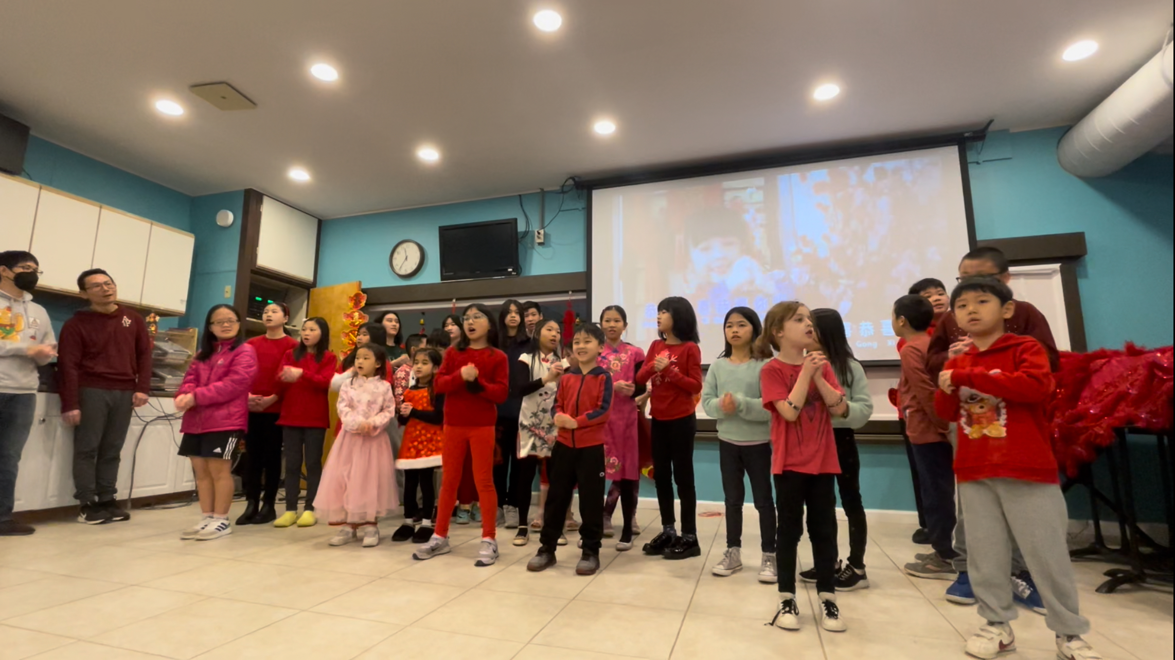 合唱 "恭喜恭喜"