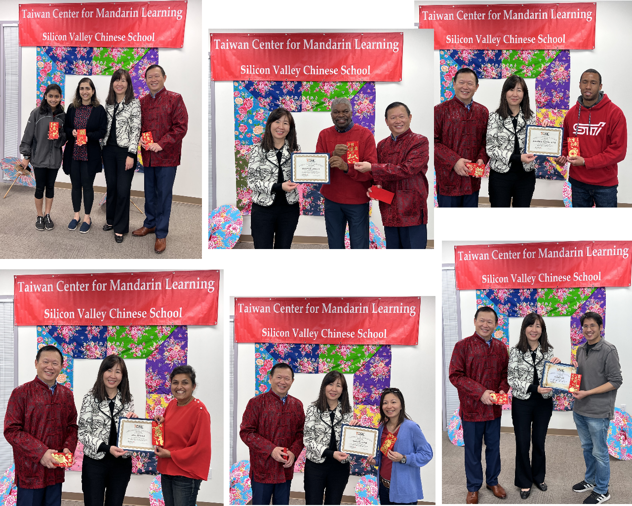 「矽谷臺灣華語文學習中心2022年秋季班結業式暨成果展」頒發證書現場影輯