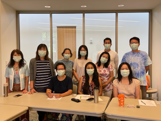 參加受訓的老師群