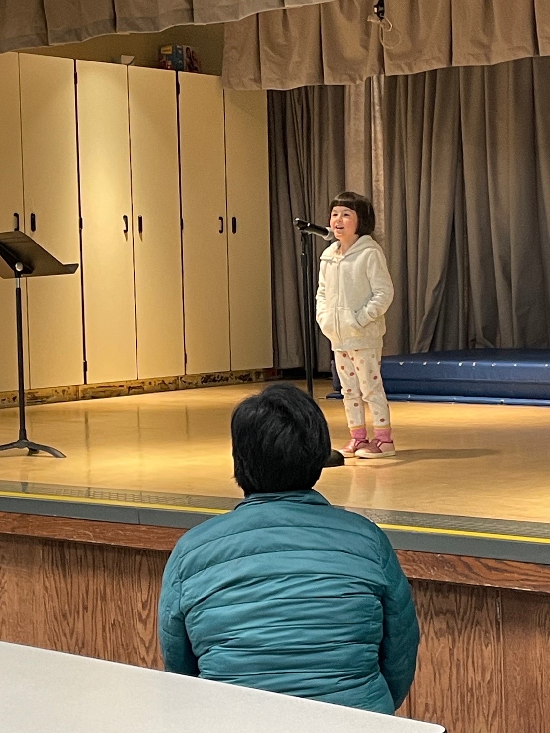 幼稚班小朋友 Ellen Mickinnon 演講