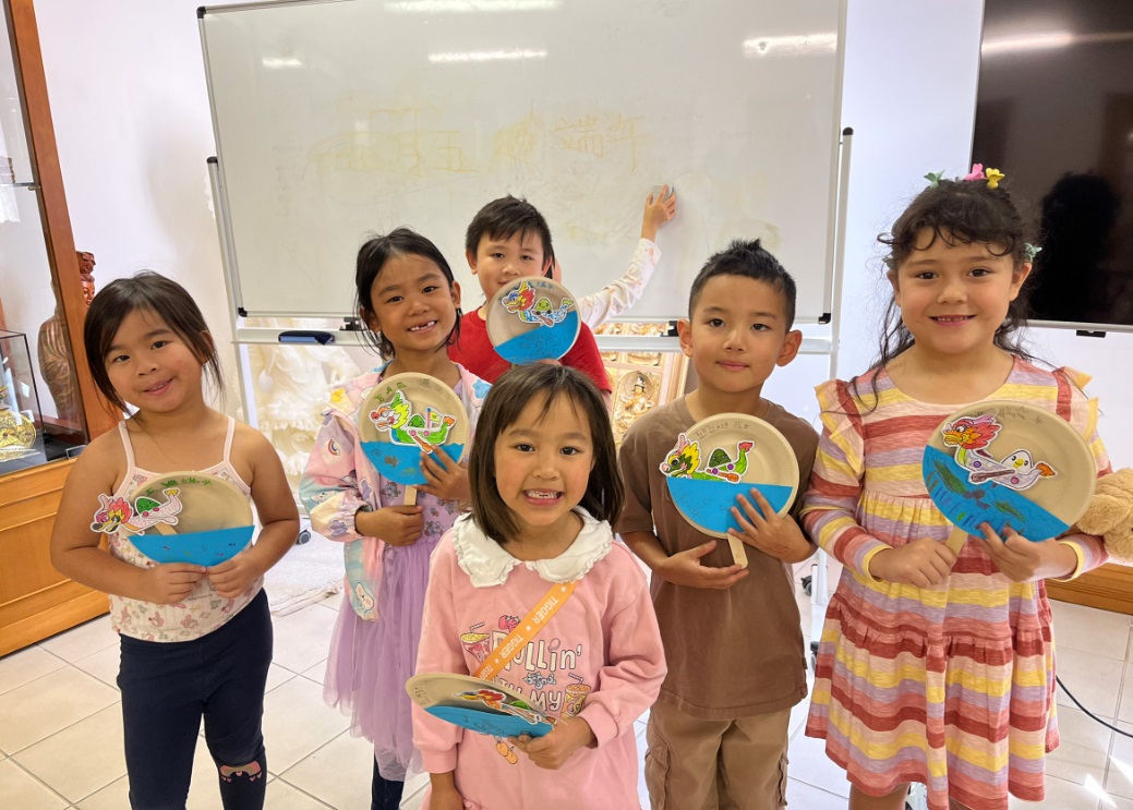 學生製作的端午美勞作品