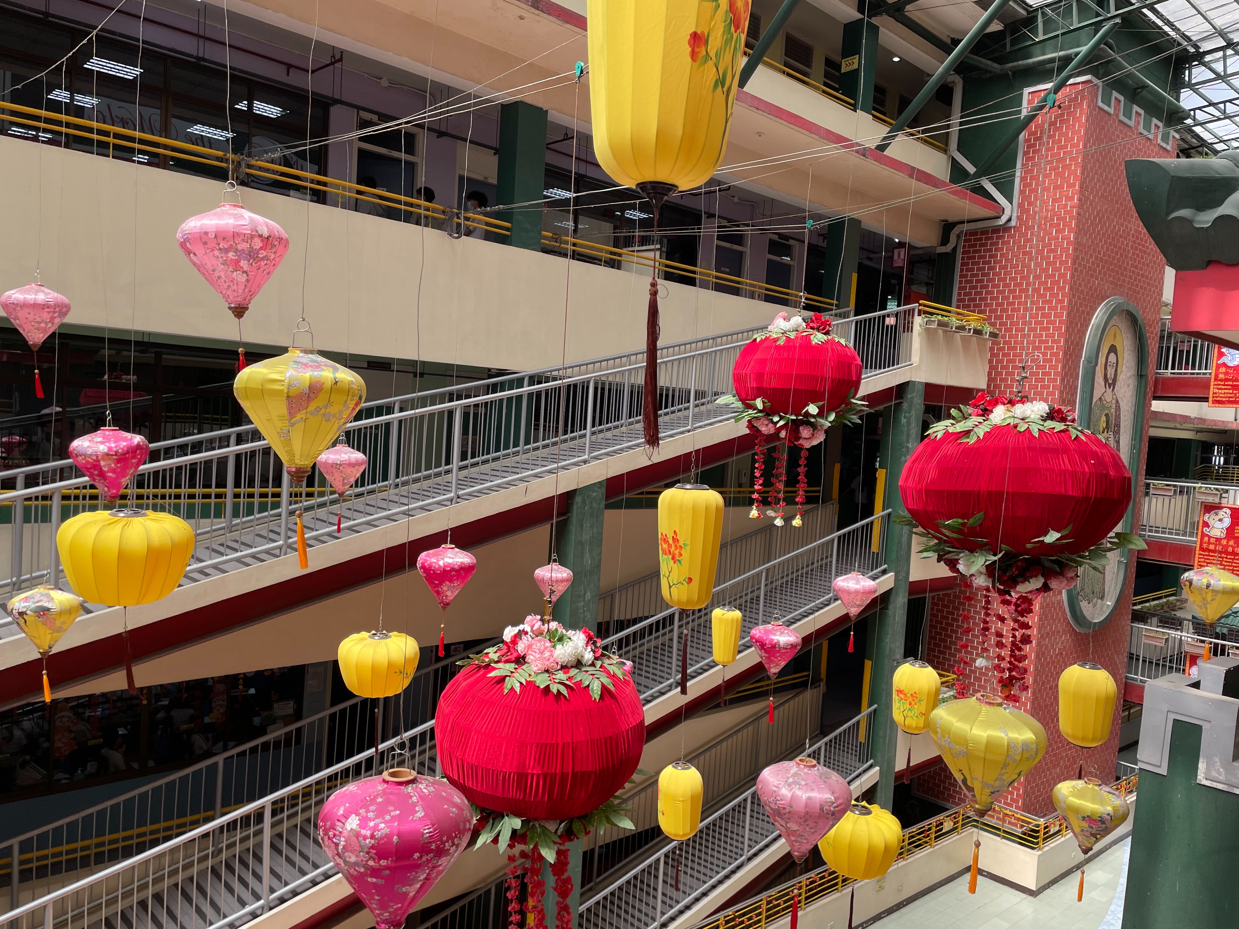 校園布置元宵燈籠