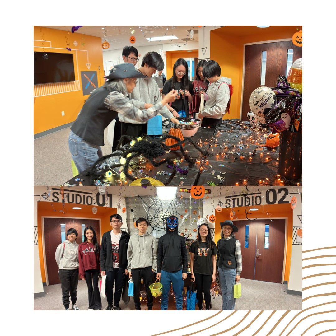 童心未泯的高年級班的陳老師與同學們