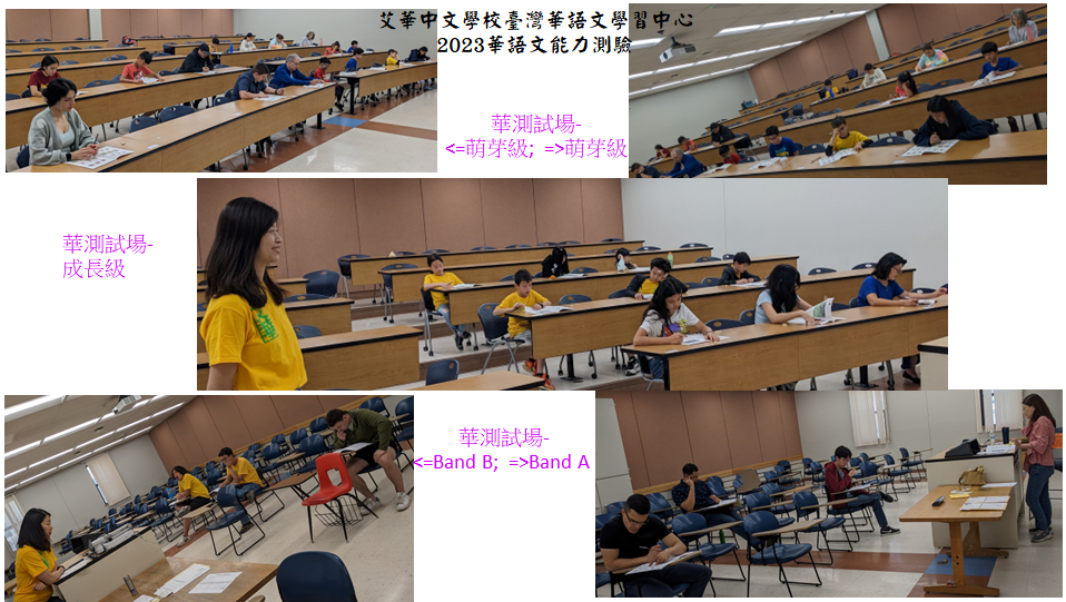 艾華 (TCML) 華語文能力測驗 – Spring 20231
