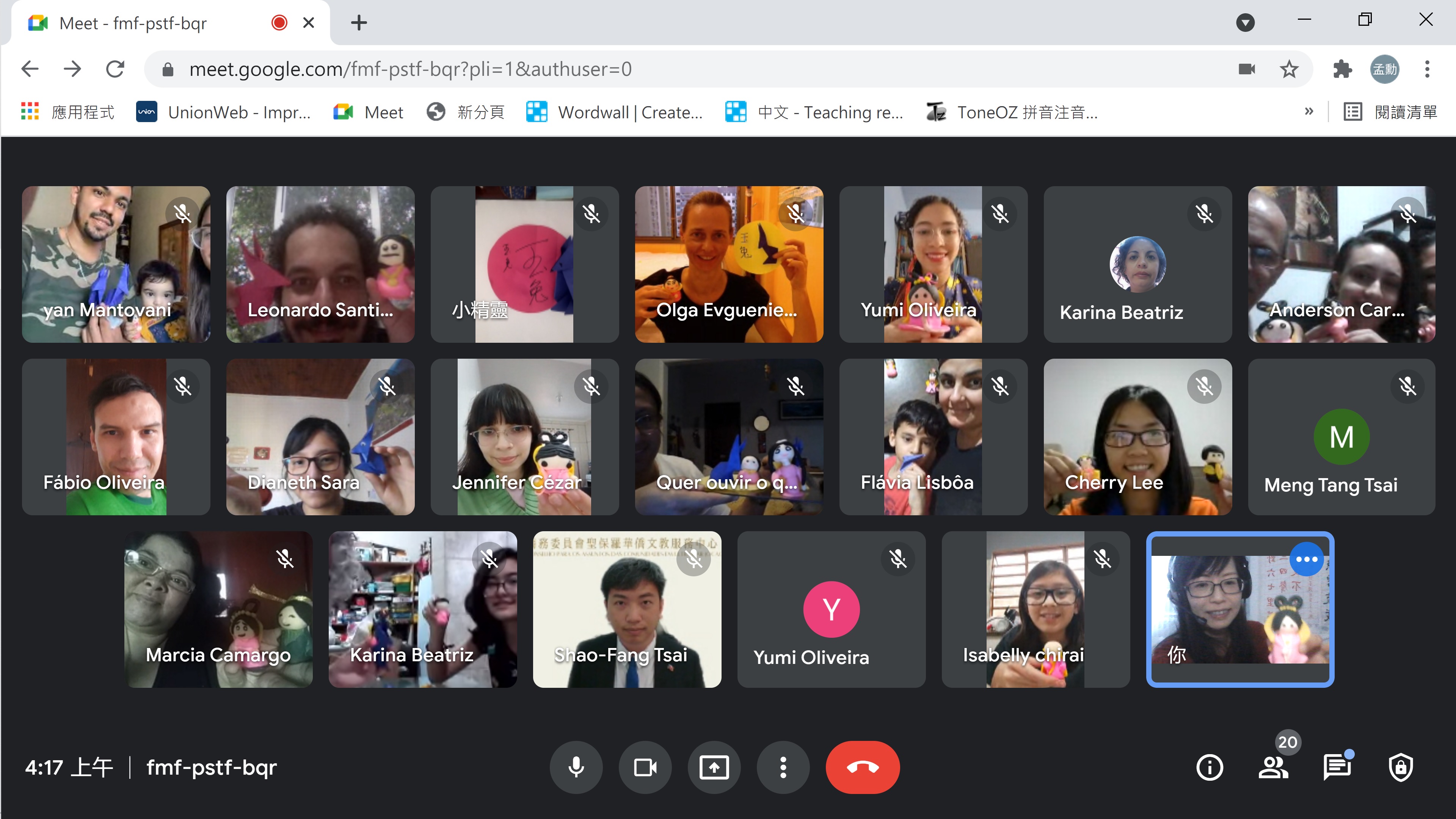 捏麵人_嫦娥及摺紙兔子