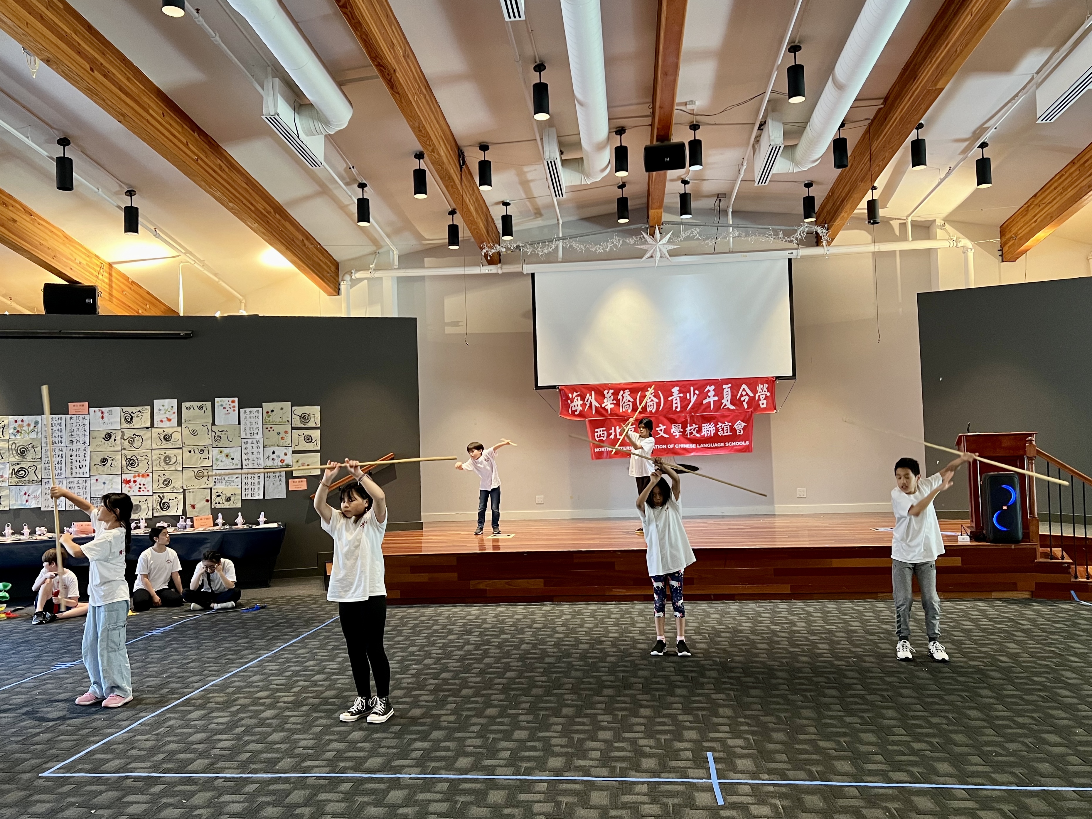 第三營隊學員表演的「齊天大聖鬧龍宮」