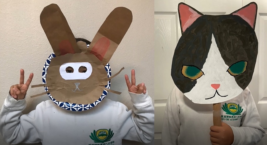 四年級的環保面具