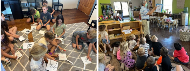 鳳凰城正體漢字文化主流學校正體漢字識讀教學。