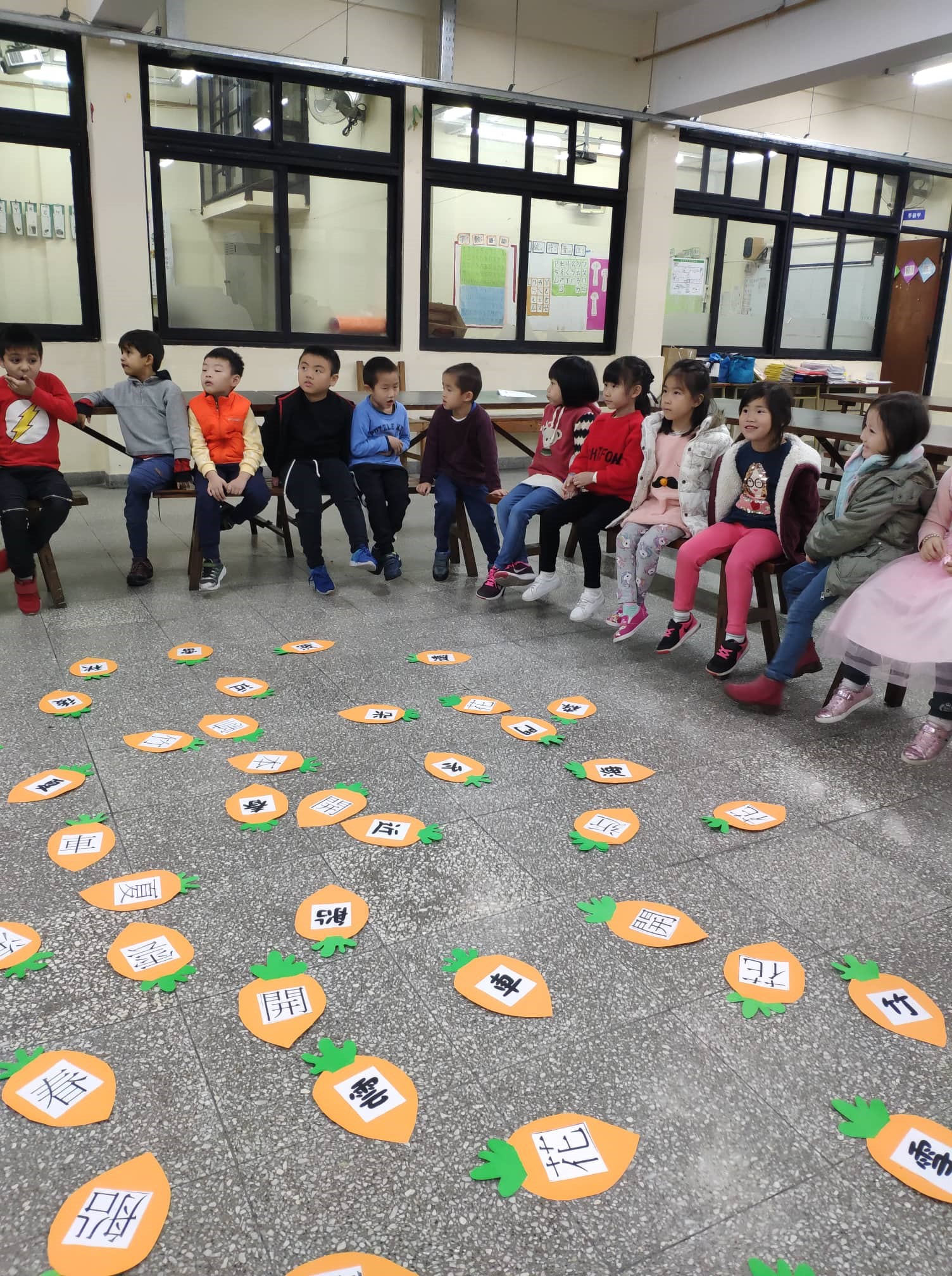 新興中文學校學前組認字活動1