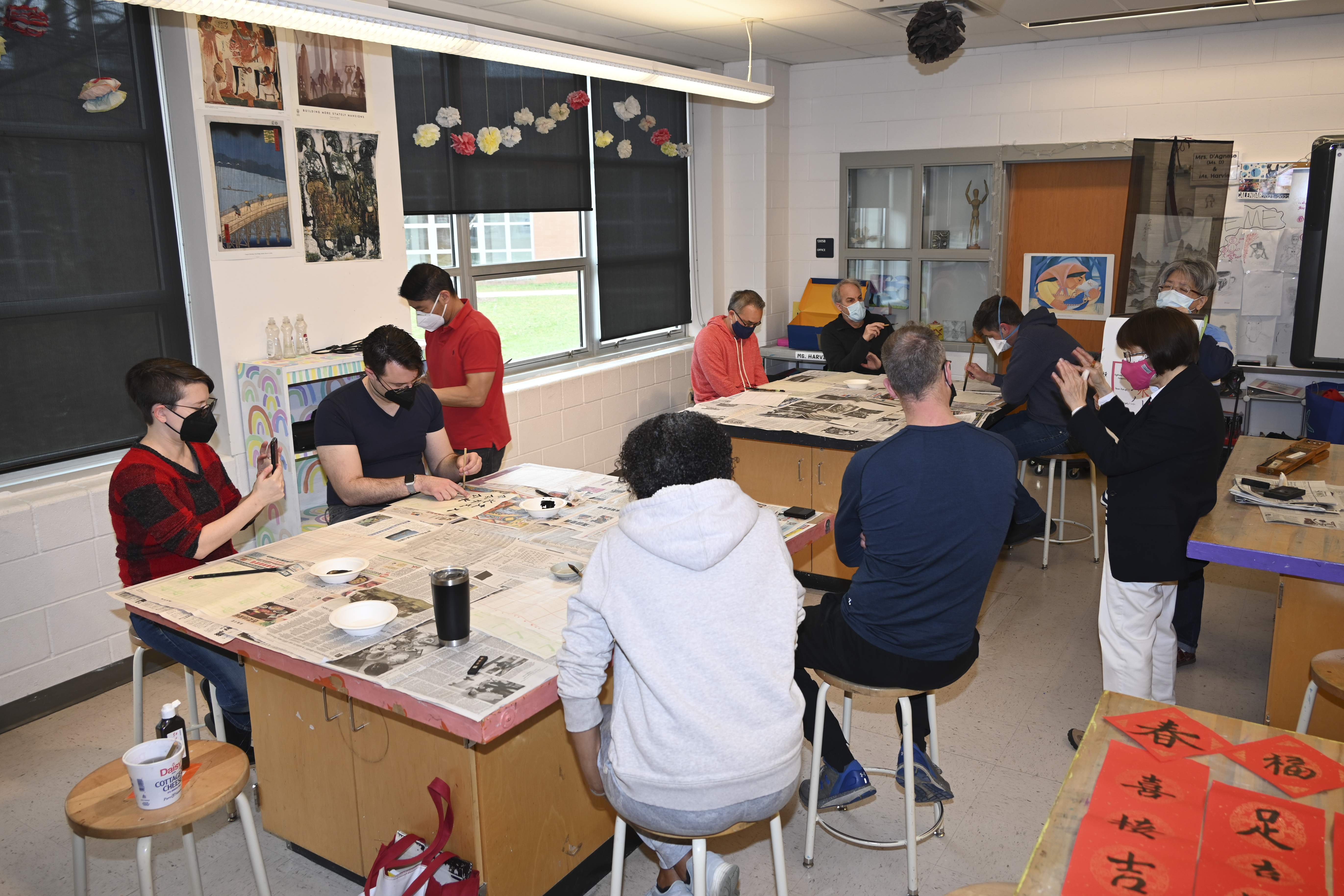 吳老師介紹不同年代不同字體演變以及其相關歷史典故