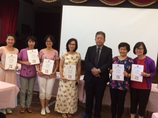 參加海外教師研習會部份結業教師。