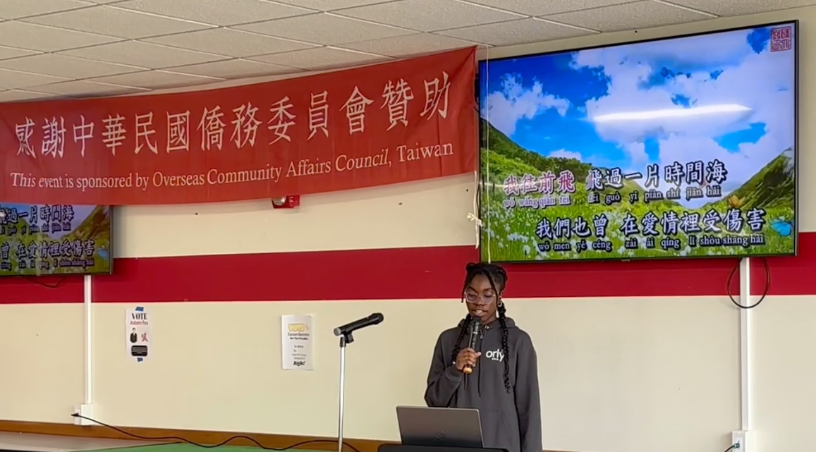 第三位學生，則發表對電影的觀後感後，並為大家獻唱電影主題曲-孫燕姿的『遇見』