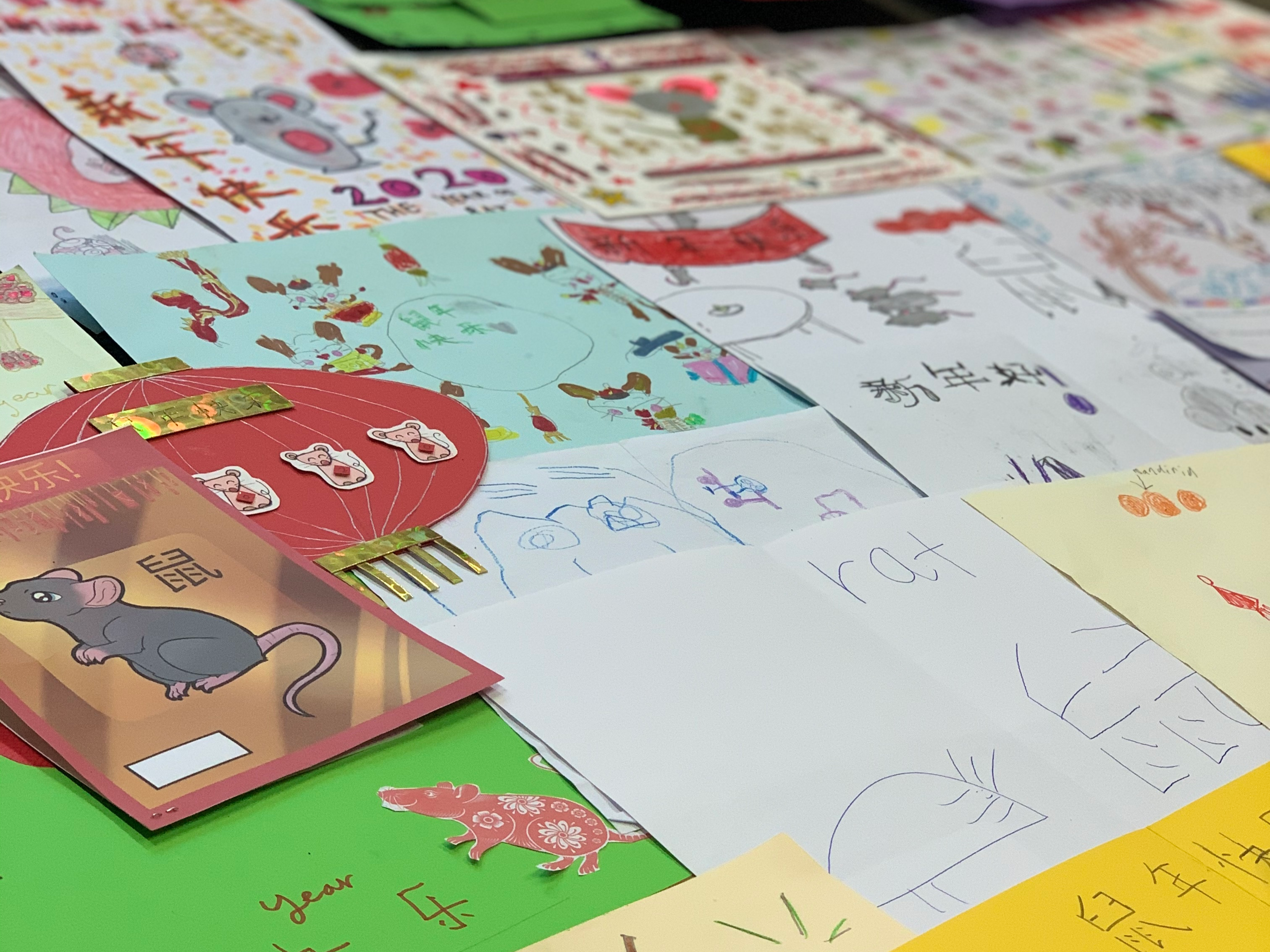 倫敦華夏中文學校2020 CNY鼠年卡片設計比賽圖片