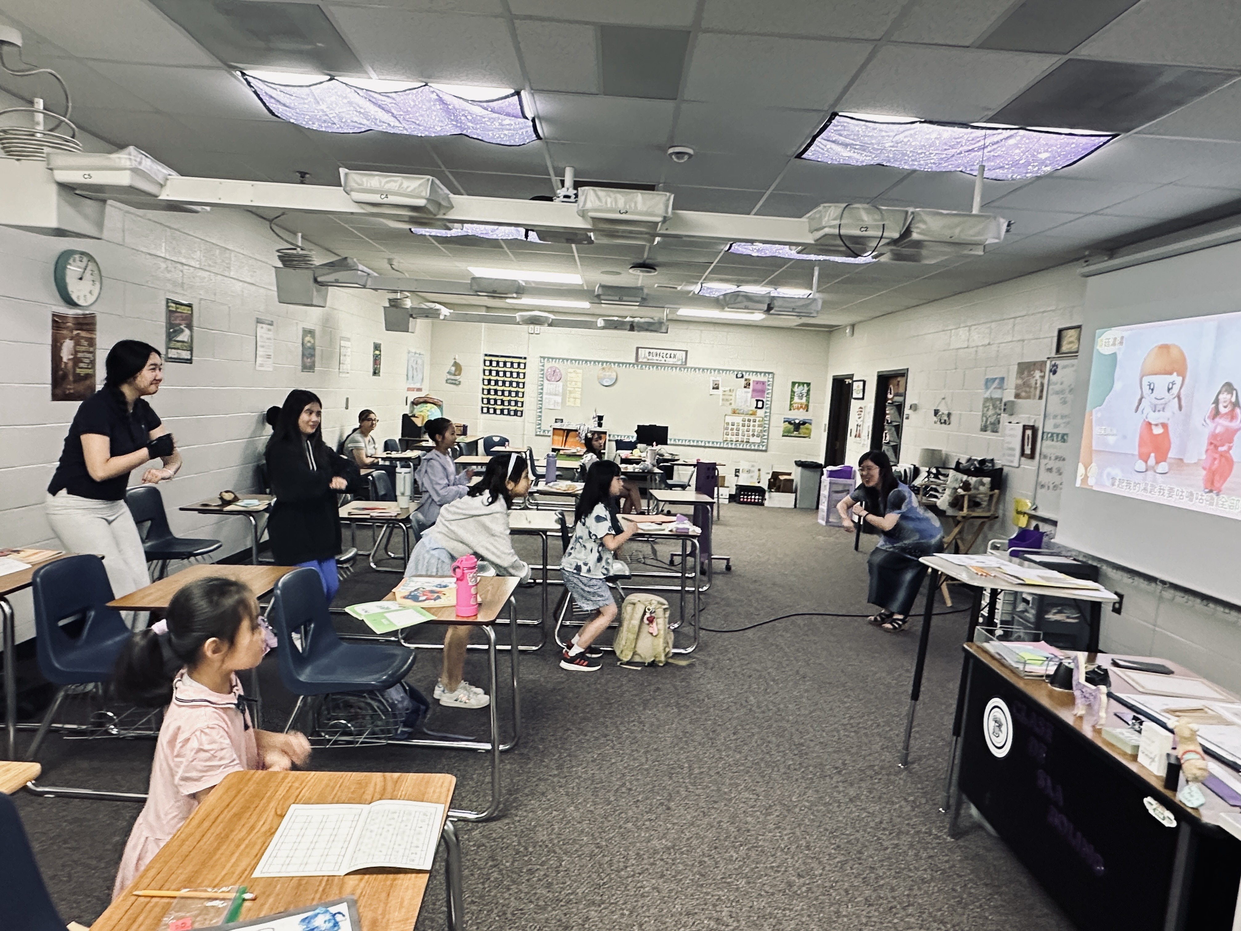 亞特蘭大中華文化學校2025教唱活動2