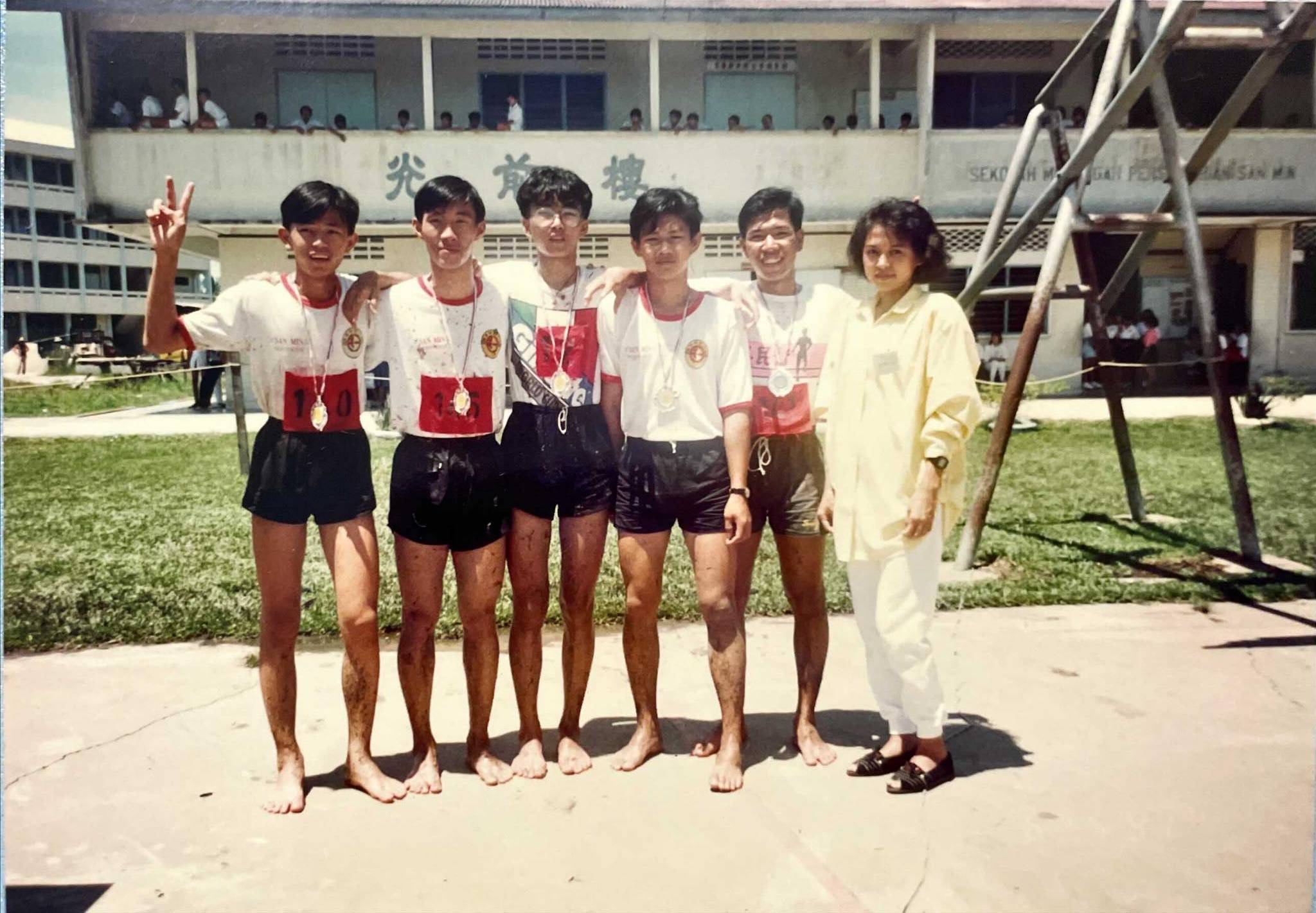 陳惠蓮教師與學生合影