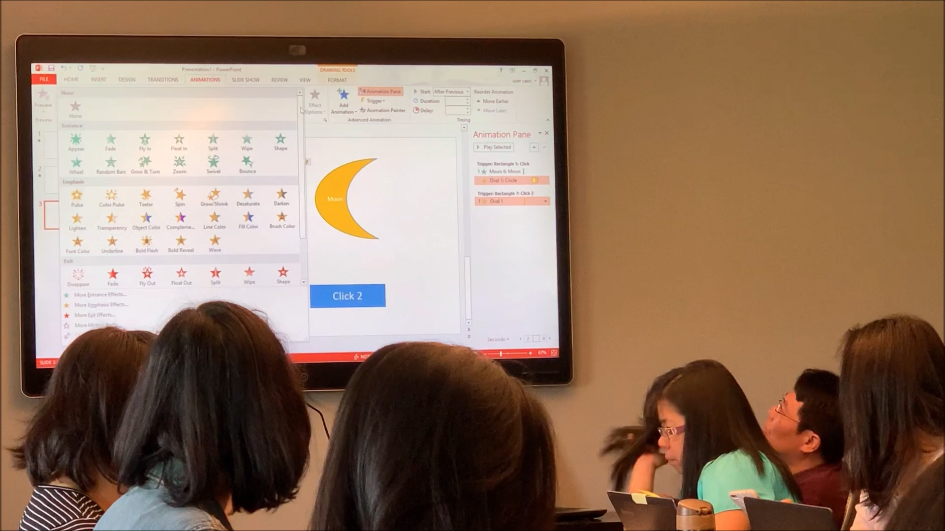 克里夫蘭數位教學示範點教師培訓 - PowerPoint製作華語文教學小遊戲 & Audacity簡介1