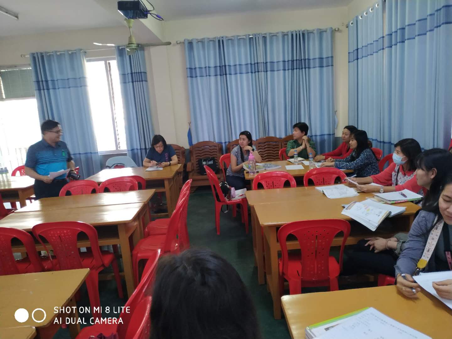 曼德勒孔教學校     四校區初中部自然與科技教學研討會1