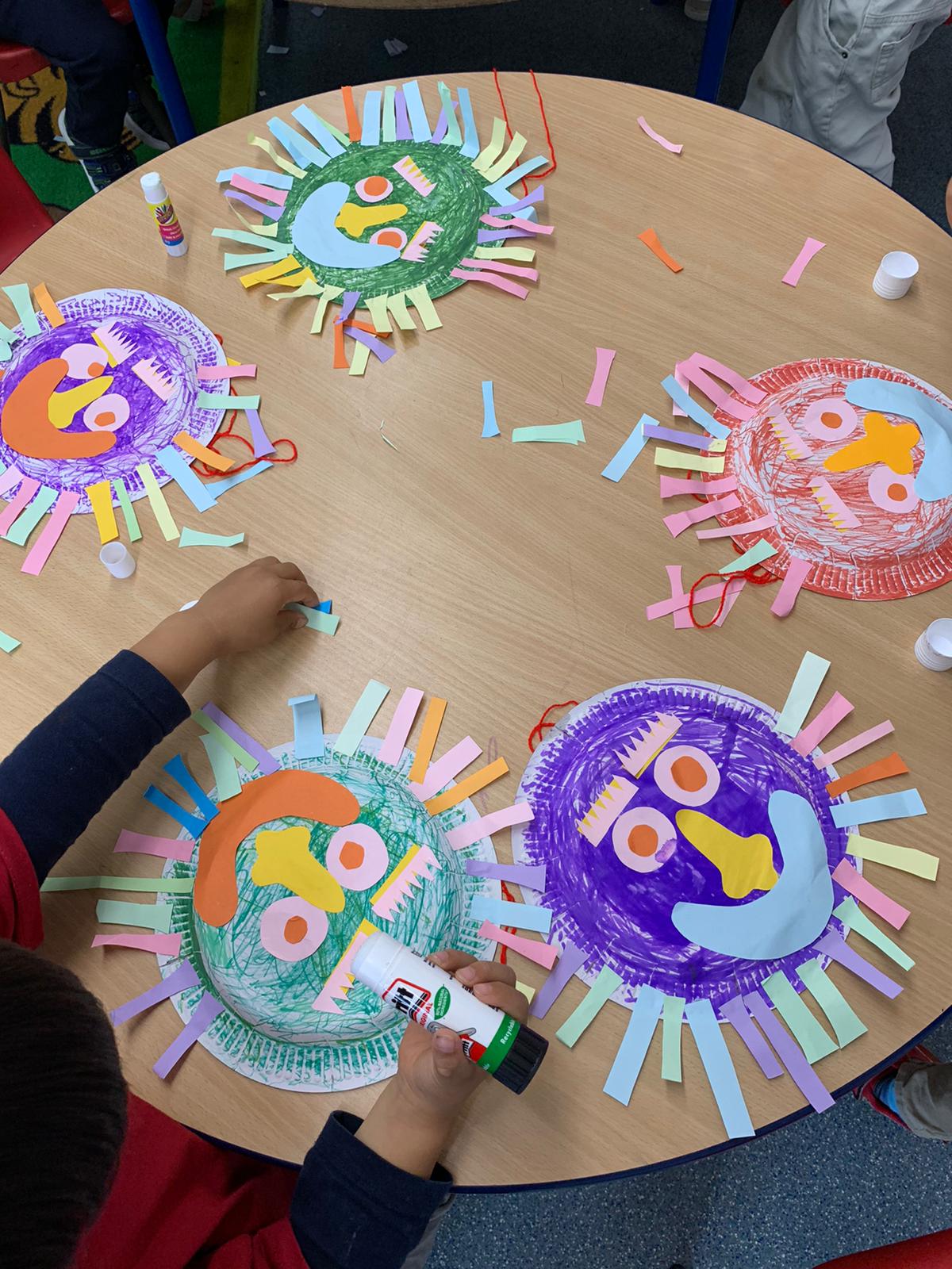 GroupB(age5)手作龍獅面具