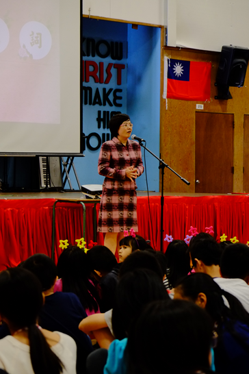 經文處陳淑姿副處長致詞勉勵