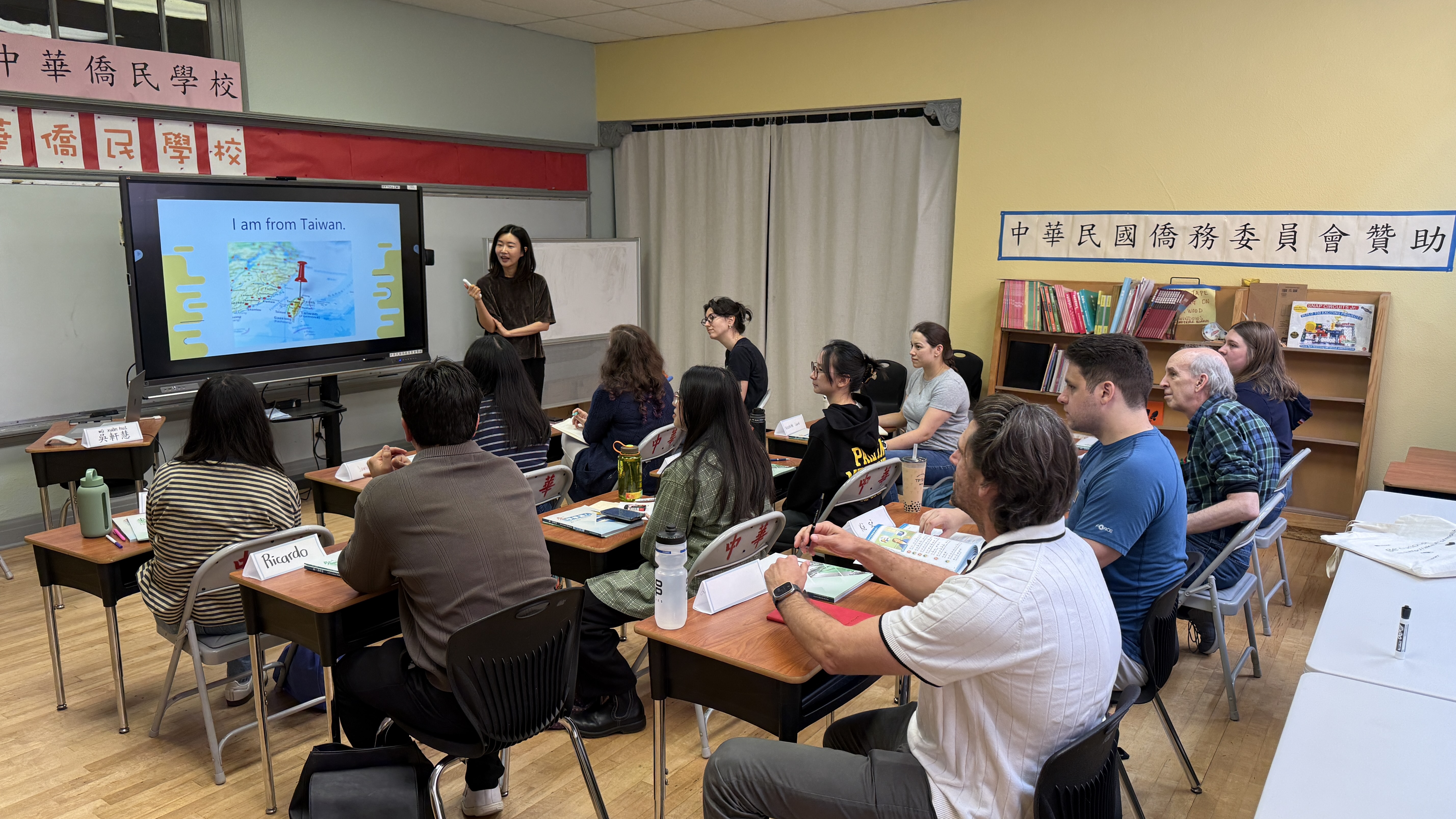 華語L1班 上課情形