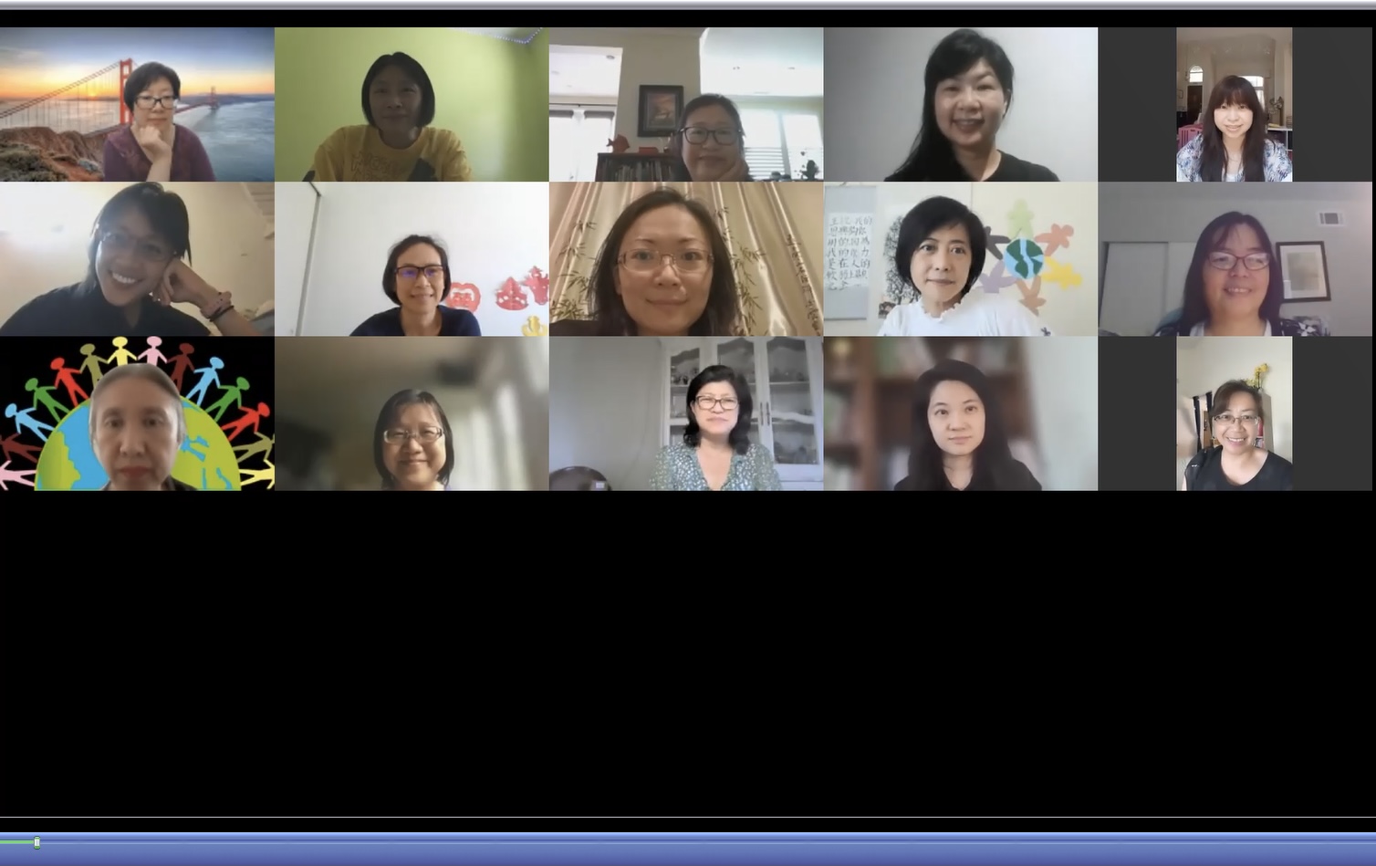 老師網路合照之二。