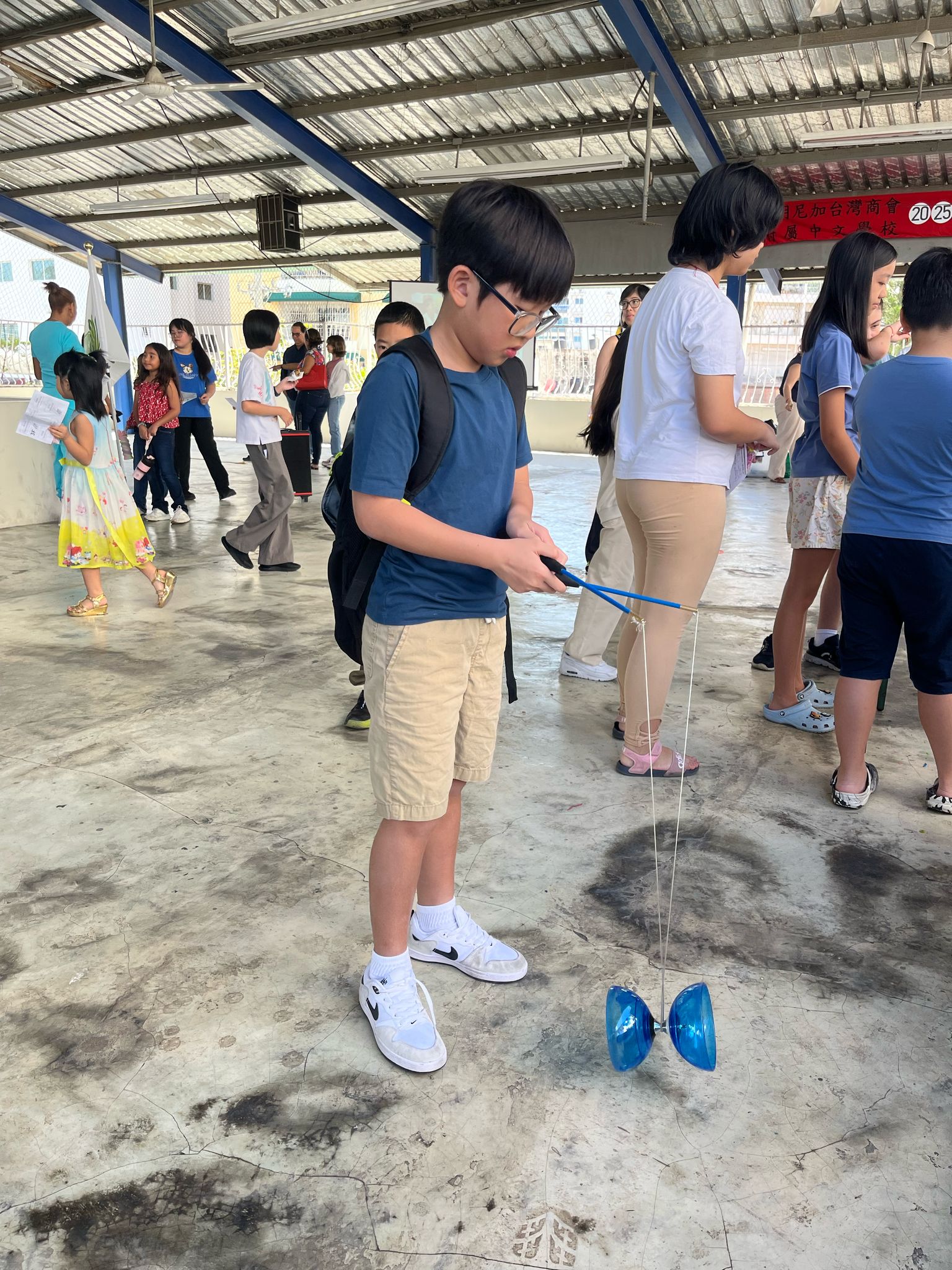 多明尼加臺灣商會附屬中文學校舉辦2025華人傳統童玩節1