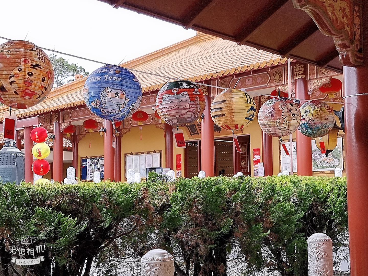 部分的彩繪燈籠作品