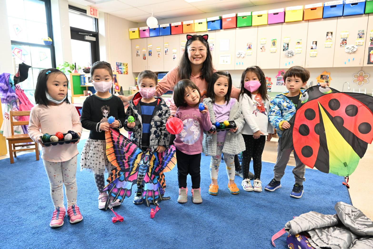 幼兒班學習清明節傳統民俗-畫蛋和放風箏