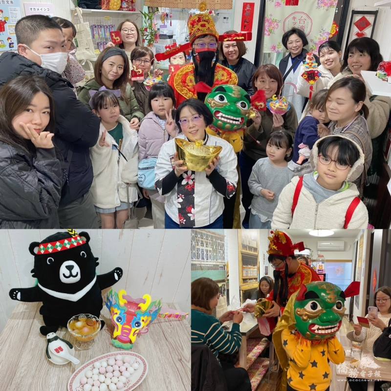 大家一起搓湯圓、做提燈