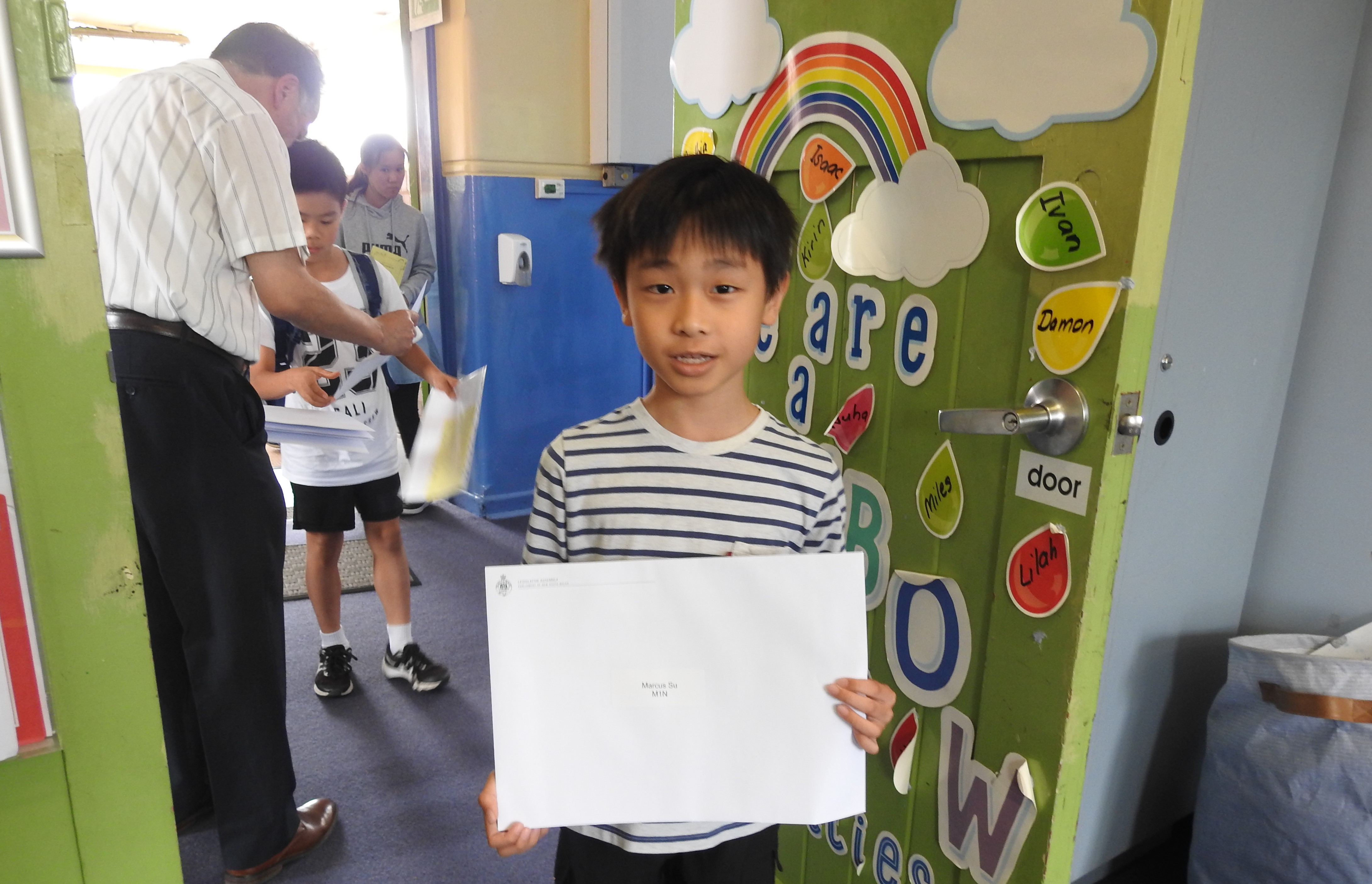 議員、州政府部長的祝賀信