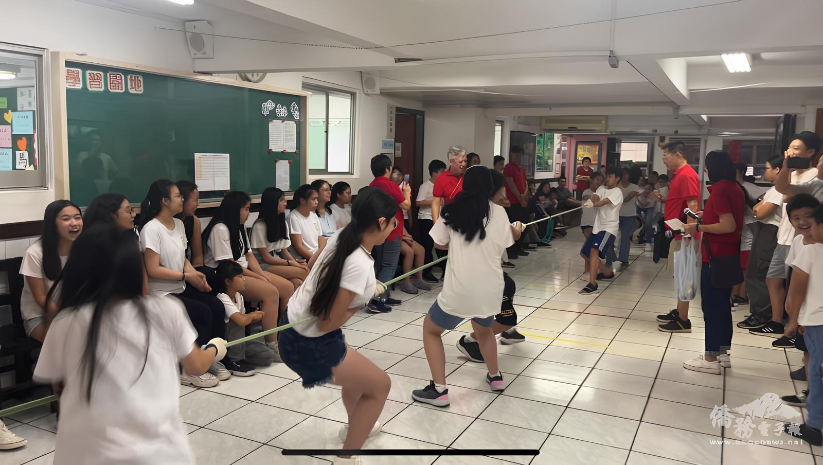 同學們在活動中盡情揮灑汗水