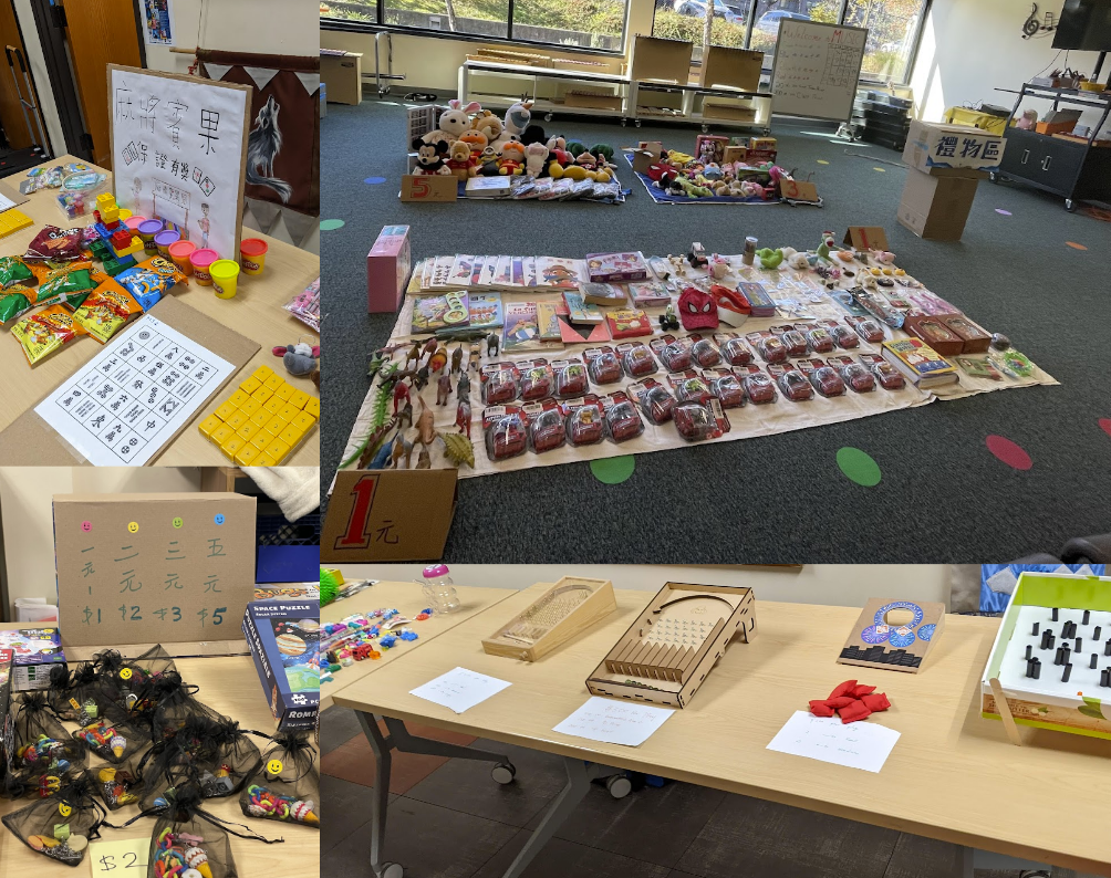 攤位販賣的內容五花八門、琳瑯滿目。